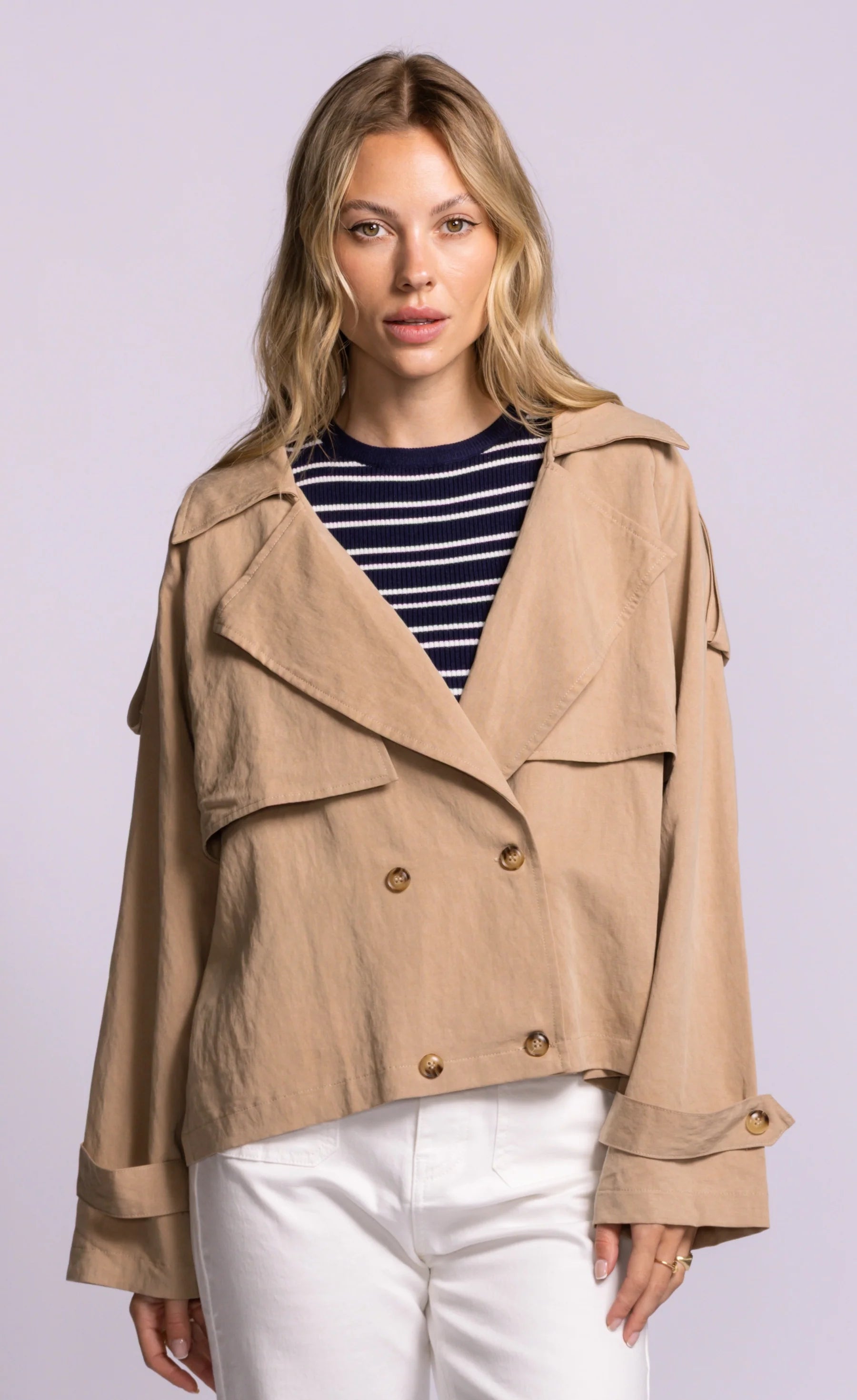 PINK MARTINI MILLDALE JACKET - KHAKI - Vi-Leen's Fashions