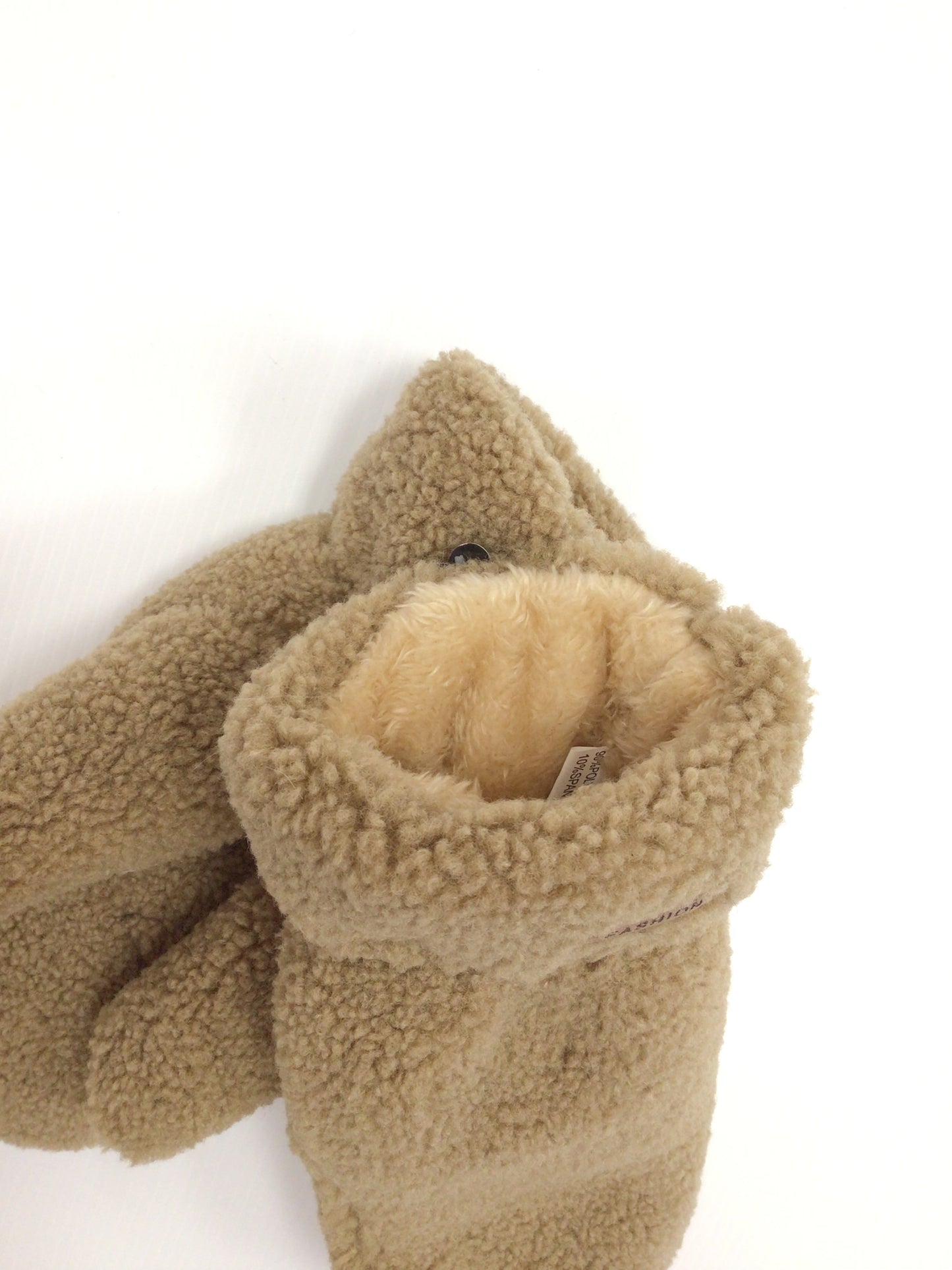 TEDDY MITTS - DARK SAND